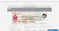 Desktop Screenshot of cutielineshop.info